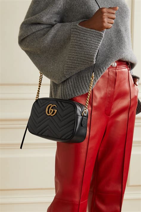 gucci quilted shoulder bag.